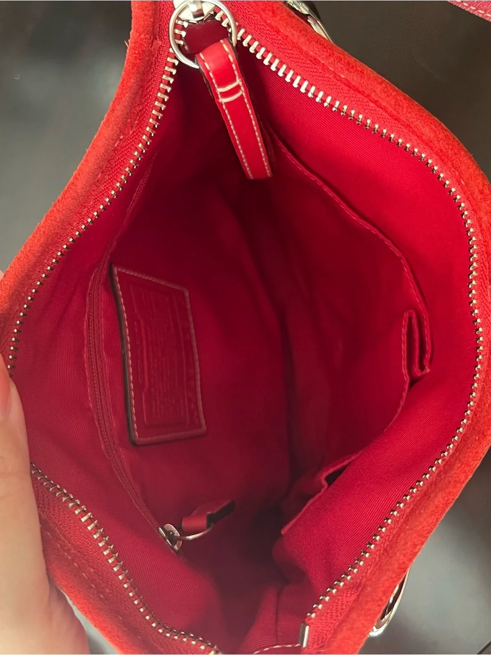 COACH Signature Jacquard Shoulder Bag Y2K Vintage